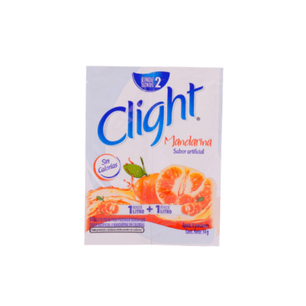 Refresco En Polvo Mandarina Clight Sobre 14gr