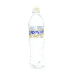 Agua Pura Saborizada de Melocotón y Mango Salvavidas Botella Sport Cap 600ml