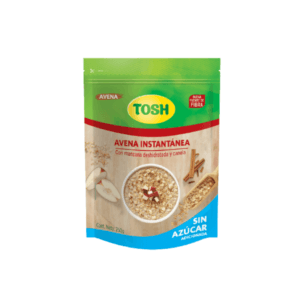 Avena Instantánea con Manzana y Canela Sin Azúcar Tosh 250gr