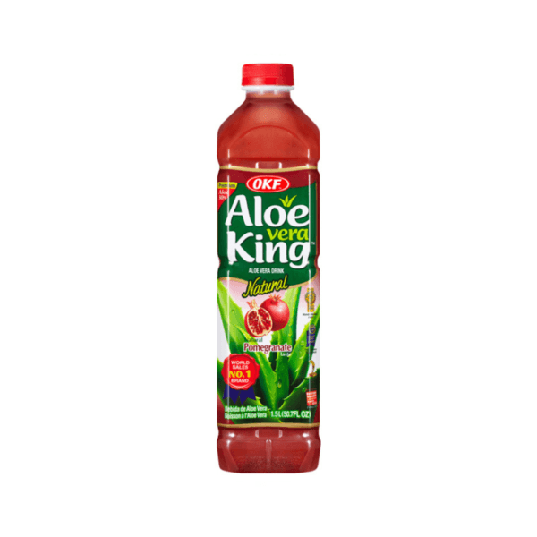 Bebida de Aloe Vera sabor Granada Aloe King 1.5lt