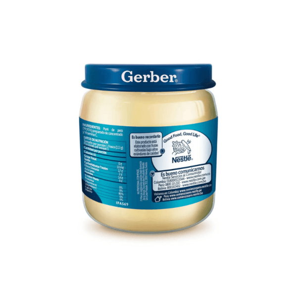 Compota sabor Pera Gerber 113gr - Imagen 2