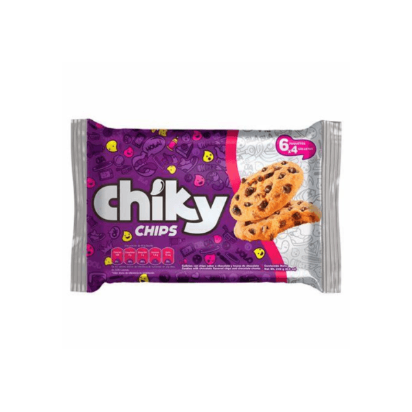 Galletas de Chispas de Chocolate Chiky Chips Paquete 6x4uds 240gr