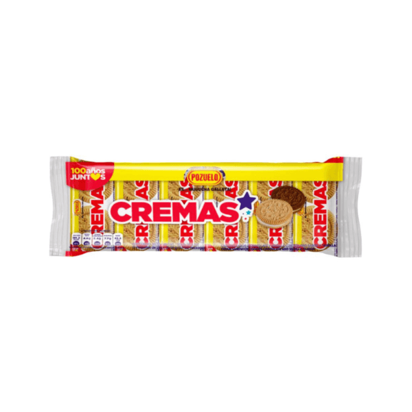 Galletas Cremas Mixtas Pozuelo Paquete 12x4uds 265gr