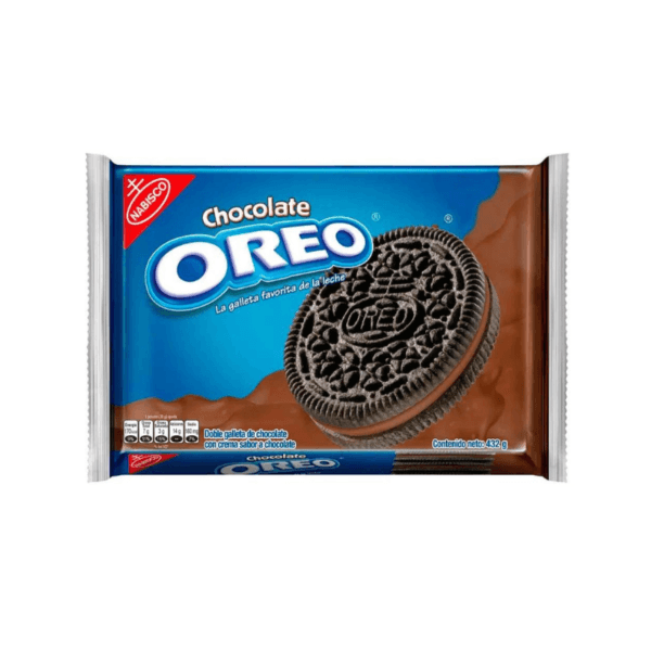 Galletas Oreo con relleno de Chocolate Paquete 6uds 216gr