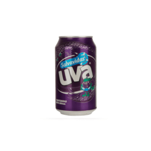 Gaseosa de Uva Salvavidas Lata 355ml