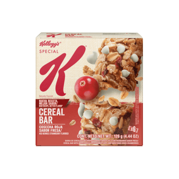 Barras de Cereal con Arándanos y Chocolate Blanco Special K Kellogg's 6uds