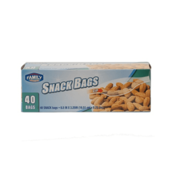 Bolsas Plásticas con Cierre Pequeñas Family Essentials 40uds