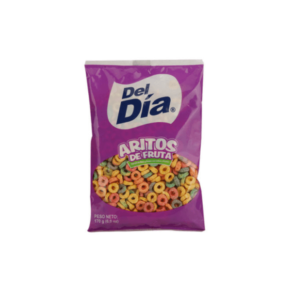 Cereal Aritos de Fruta Del Día 170gr