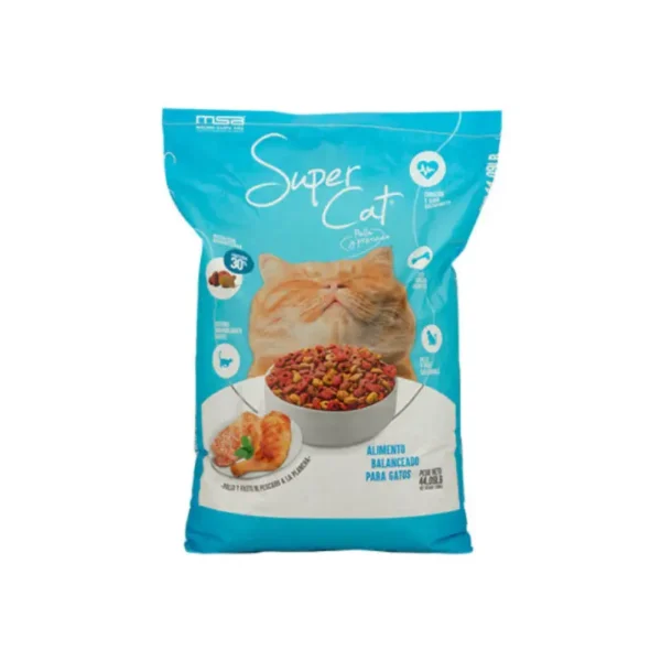 Super Cat Alimento Para Gato Bolsa 44lb