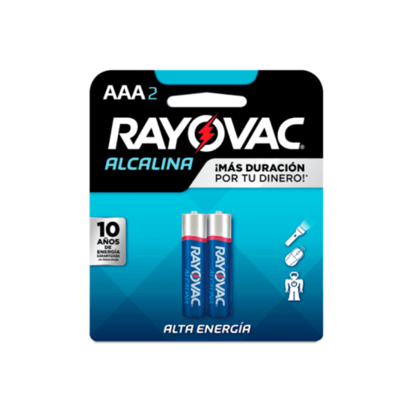 Baterías Triple AAA Rayovac 2uds
