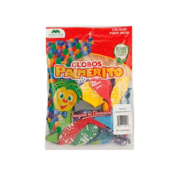 Globos Decorados para Cumpleaños Infinity Starts Palmerito 25uds
