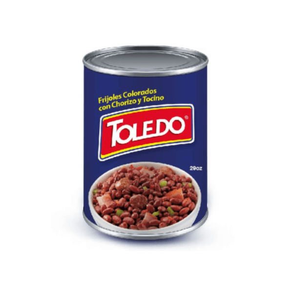 Frijoles Colorados con Chorizo y Tocino Enlatados Toledo 823gr