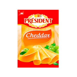 Queso Cheddar Rebanado Président 10uds 200gr
