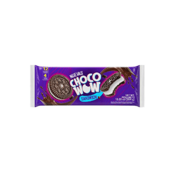 Galletas de Chocolate ChocoWow Paquete 12x4uds 384g