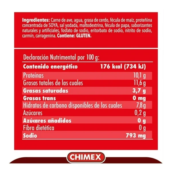 Tocino Ahumado Chimex 170gr - Imagen 2