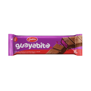 Barra de Chocolate Relleno Guayabita Gallito 35gr