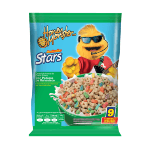 Cereal de Avena con Malvaviscos Honey Monster Marshmallow Stars 346gr