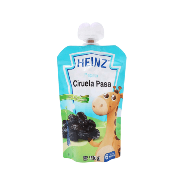 Compota sabor Ciruela Pasa Heinz Doypack 113gr
