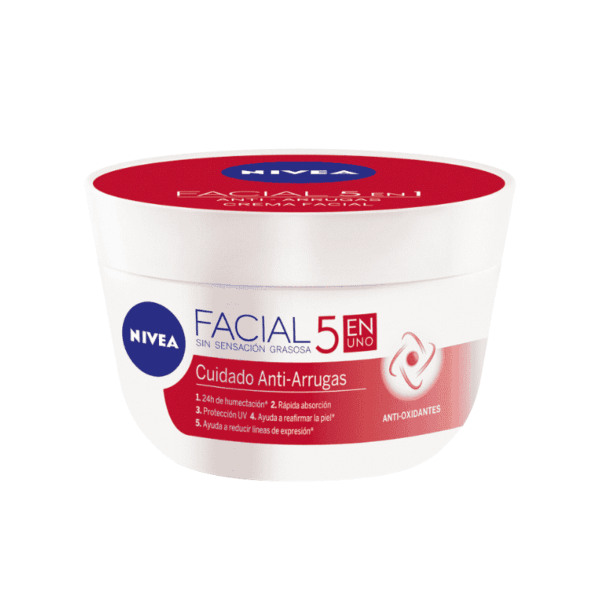 Crema Facial Contra Arrugas Nivea Cuidado Anti-Arrugas 50ml