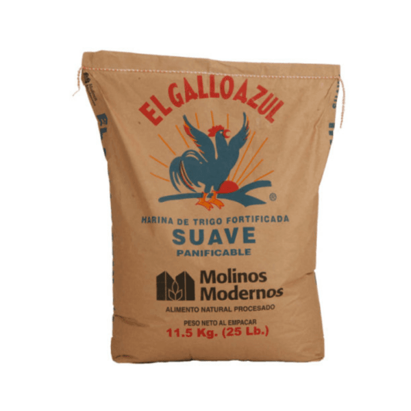 Harina de Trigo Suave El Gallo Azul 25lb