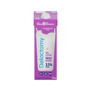 Leche Líquida Entera Deslactosada UHT Delactomy 1lt