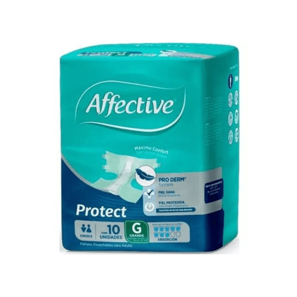 Pañales para Adulto Talla Grande Affective Protect 10uds