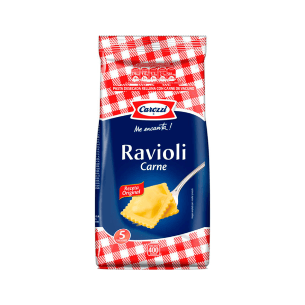 Pasta Ravioli con Carne Carozzi 400gr