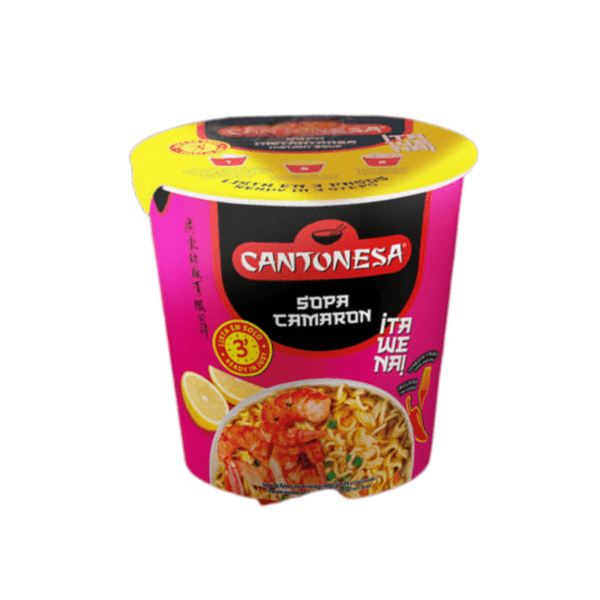 Sopa Instantánea de Camarón Cantonesa 65gr