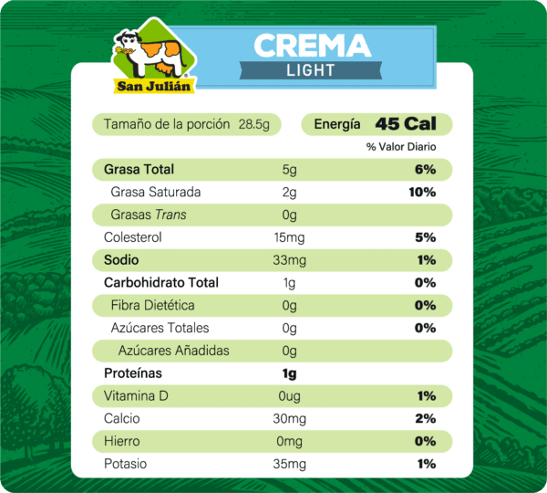 Crema Pura Light San Julián 680gr - Imagen 3