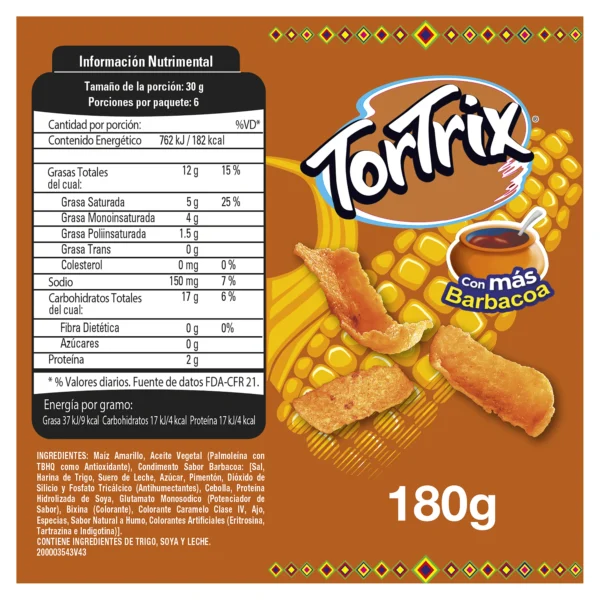 Boquitas de Barbacoa Tortrix 180gr - Imagen 2