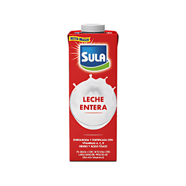 Leche Líquida Entera UHT Sula 1lt