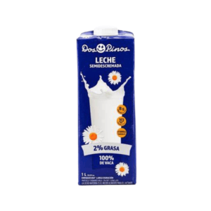Leche Líquida Semidescremada UHT Dos Pinos 1lt