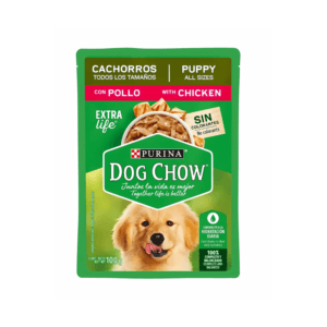 Alimento Húmedo de Pollo para Perro Cachorros de Todos los Tamaños Purina Dog Chow 100gr