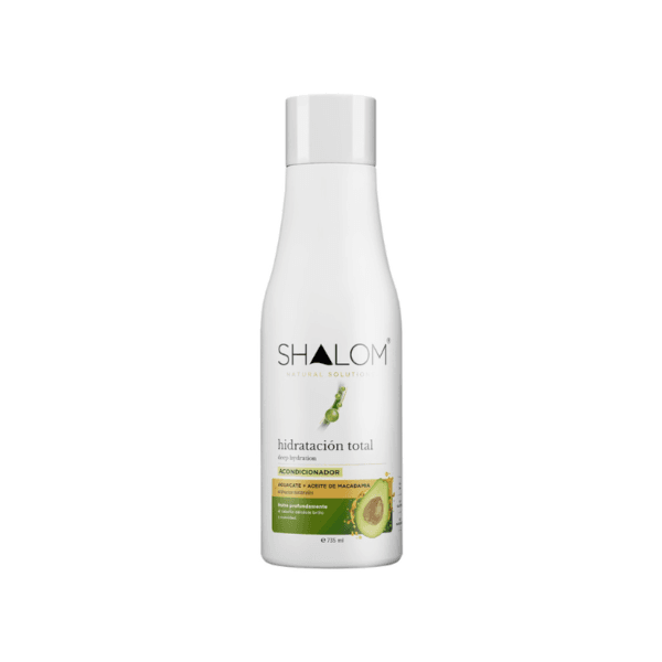 Acondicionador de Aguacate y Aceite de Macadamia Shalom Hidratación Total 735ml