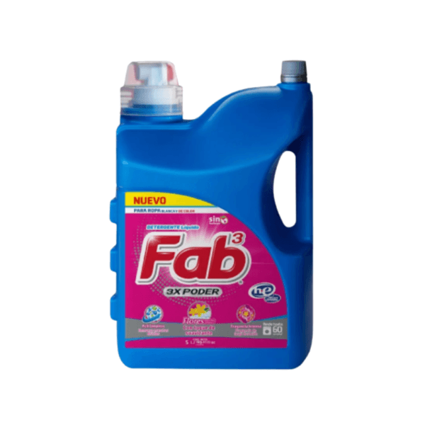 Detergente Líquido Fab Toque Suavizante 5lt