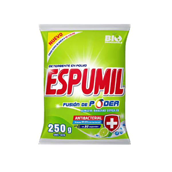 Detergente en Polvo Espumil Explosión de Limpieza 250gr