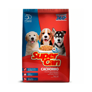 Alimento Seco de Pollo y Vegetales para Perro Cachorro Mediano o Grande SuperCan 8lb
