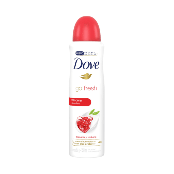Desodorante de Granada y Verbena en Aerosol Dove Go Fresh 150ml