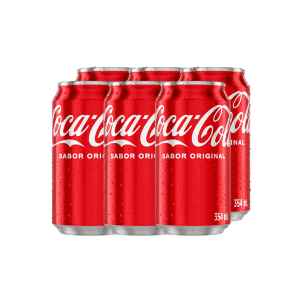 Gaseosa Coca Cola Lata 355ml 6Pack