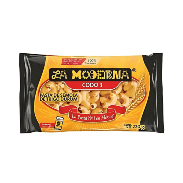 Pasta de Coditos La Moderna Codo 3 200gr