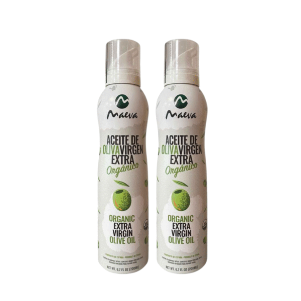 Aceite de Oliva Extra Virgen Orgánico en Aerosol Maeva 200ml 2uds