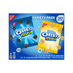 Galletas de Chocolate / Vainilla Oreo Mini Nabisco 30uds 42gr