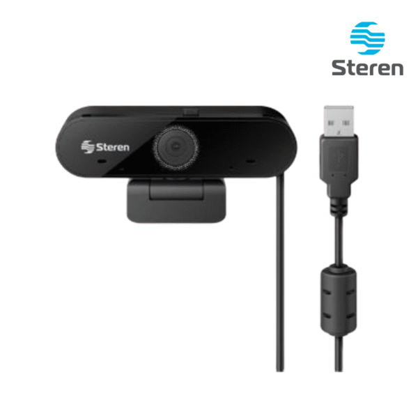 Webcam USB Full HD Doble Micrófono COM-126 Steren