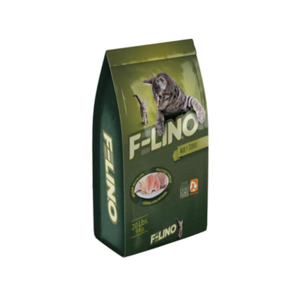 Alimento para Gato de Carne y Pescado F-LINO Mar y Tierra 20lb