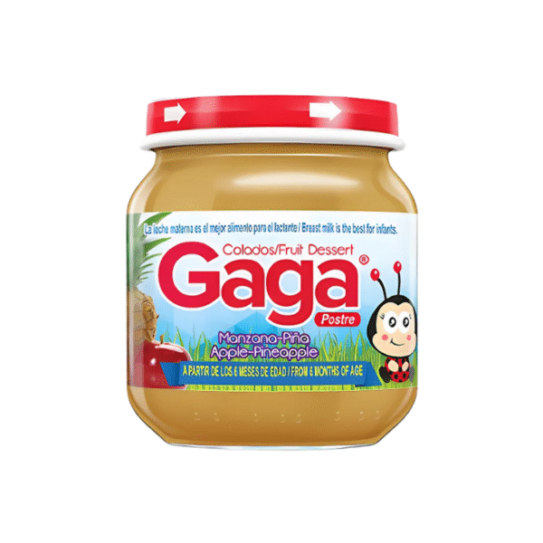 Compota sabor Manzana y Piña Gaga 113gr